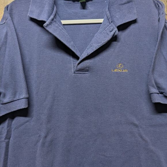 90s Lexus Embroidered Automotive Promo Golf Polo Shirt - Picture 3 of 6
